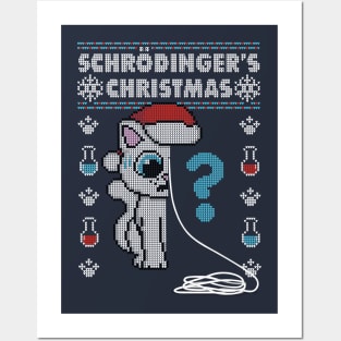 Schrödinger's Christmas! - Ugly Christmas Sweater Posters and Art